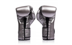 Боксерские перчатки Fairtex BGV9C-PLUS gun metallic 18 oz